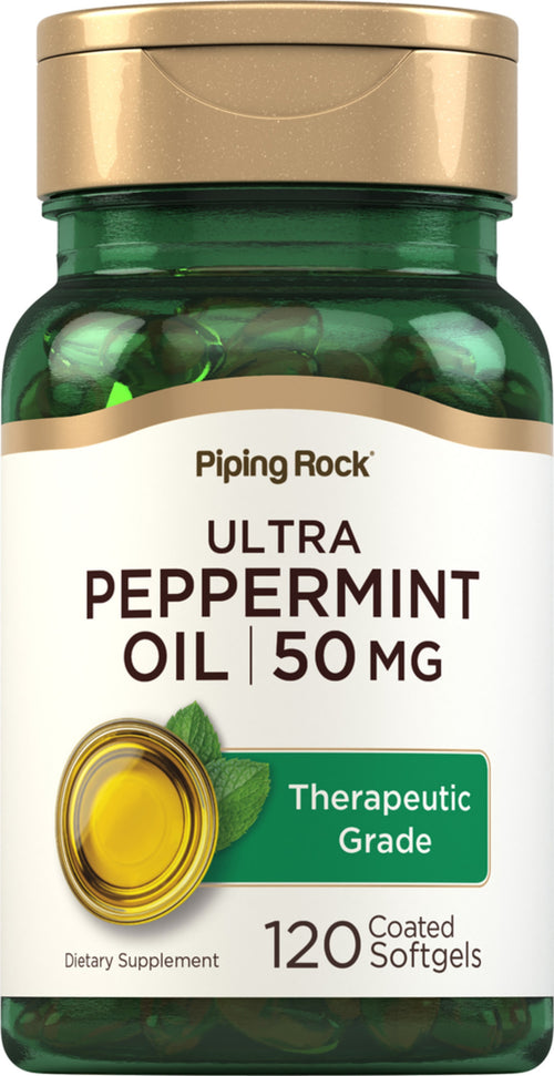 Ultra-pepparmintolja (enteriskt överdrag) 50 mg 120 Belagda mjukgelkapslar     