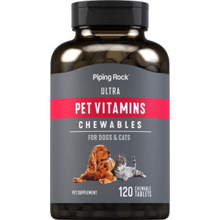 Ultra vitamíny pre psy a mačky 120 Žuvacie tablety       