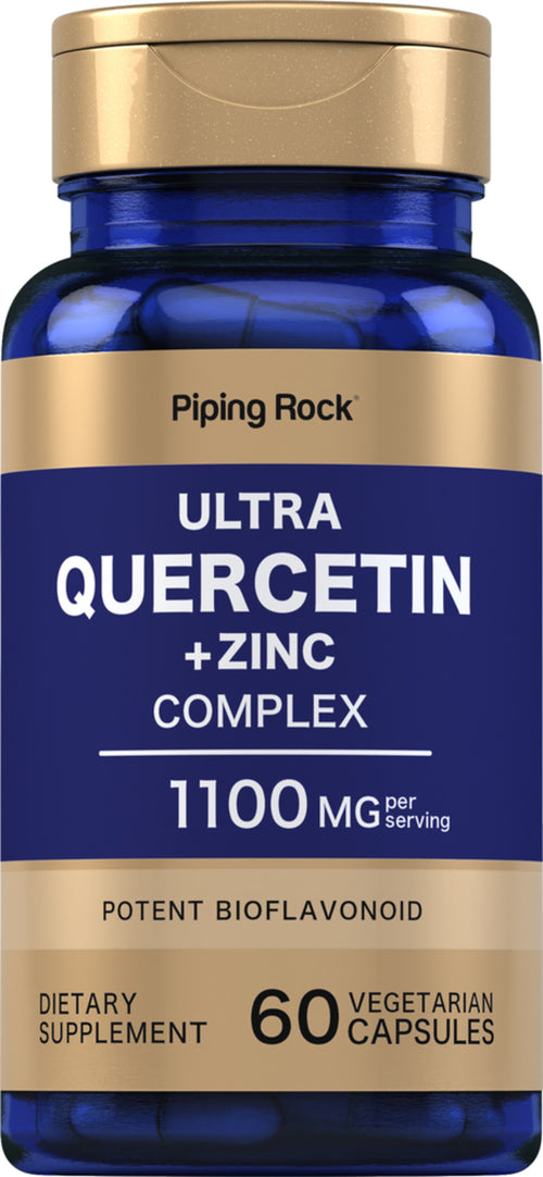 Ultra quercetine met zink complex  1170 mg (per portie) 60 Snel afgevende capsules   