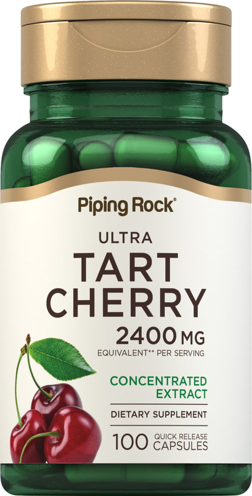 Ultra Sur-kirsebær  2400 mg (per dose) 100 Hurtigvirkende kapsler     