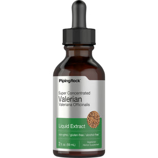 Valerian Root Liquid Extract Alcohol Free, 2 fl oz (59 mL) Dropper Bottle