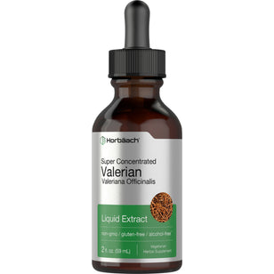 Extracto líquido de raíz de valeriana Sin alcohol  2 fl oz 59 mL Frasco con dosificador    