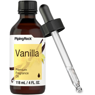 Vanilla Premium Fragrance Oil, 4 fl oz (118 mL) Bottle & Dropper