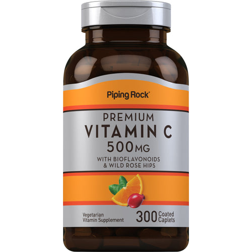 Vitamina C 500mg con bioflavonoidi e cinorrodi 300 Pastiglie rivestite       