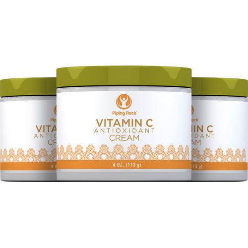 Vitamin C Antioxidant Renewal Cream, 4 oz (113 g) Jar, 3  Jars