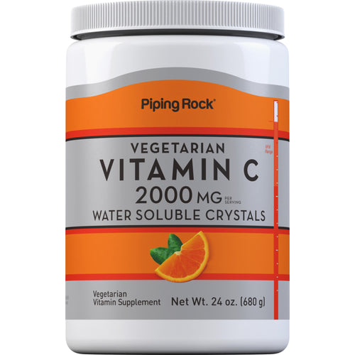 Vitamina C en polvo, pura 5000 mg (por porción) 24 oz 680 g Botella/Frasco  
