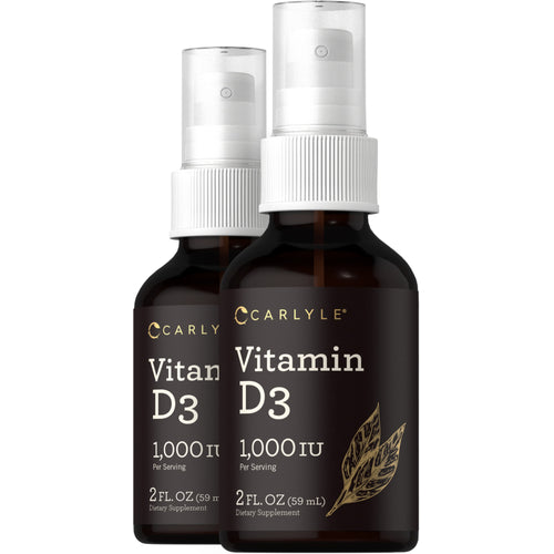 Vitamin D3 Spray ( 2 Pack), 1000 IU, 2 fl oz (59 mL) Spray Bottle