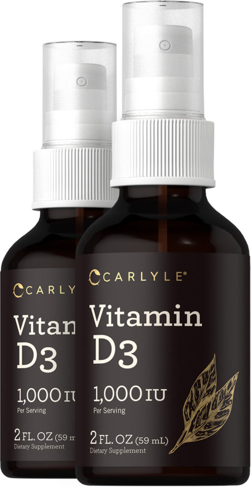 Vitamin D3 Spray ( 2 Pack), 1000 IU, 2 fl oz (59 mL) Spray Bottle