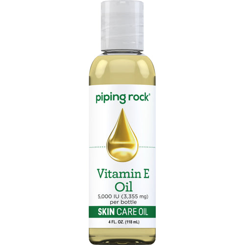Olio per la pelle naturale con vitamina E pura  5000 IU 4 fl oz 118 mL Bottiglia  