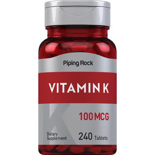 Vitamina K  100 mcg 240 Tabletas     