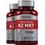 Vitamin K-2 MK-7, 100 mcg (per serving), 180 Vegetarian Capsules, 2  Bottles