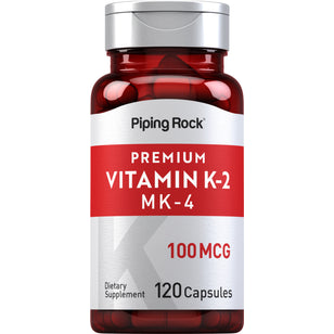 含有 MK-4 的維生素 K-2,  100 mcg 120 膠囊