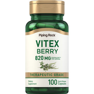 Vitex (Mönchspfeffer-Frucht)  820 mg 100 Kapseln mit schneller Freisetzung     