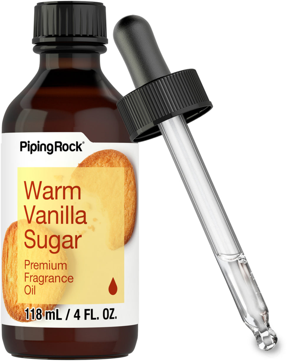 Warm Vanilla Sugar Premium Fragrance Oil, 4 fl oz (118 mL) Bottle & Dr