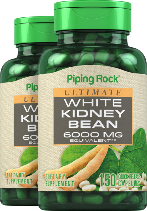 White Kidney Bean, 6000 mg, 150 Quick Release Capsules, 2  Bottles
