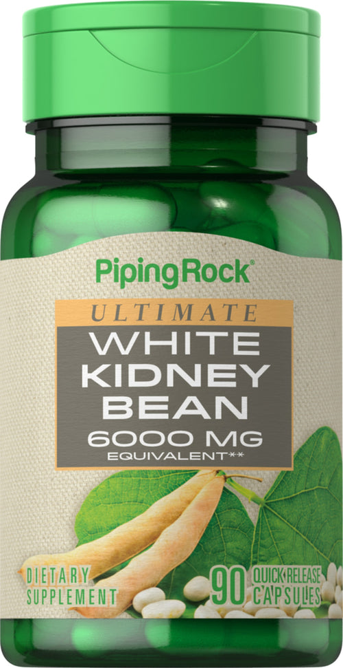 Ultieme koolhydratenbeheersing witte kidneyboon 6000 mg 90 Snel afgevende capsules     