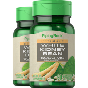 White Kidney Bean, 6000 mg, 90 Quick Release Capsules, 2  Bottles