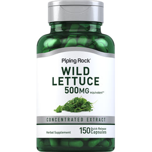 Wild Lettuce, 500 mg, 150 Quick Release Capsules
