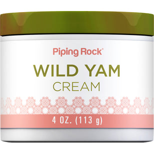 Wild Yam Cream 4 oz 113 g Glas    
