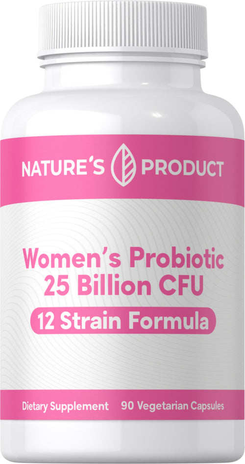 Women's Probiotic 25 Billion CFU, 90 Vegetarian Capsules