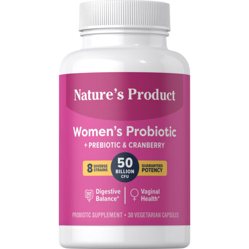 Women's Probiotic 50 Billion, 30 Vegetarian Capsules