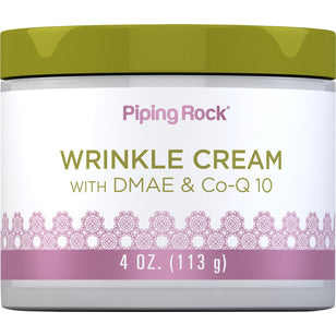 Wrinkle Cream with DMAE & Co-Q-10, 4 oz (113 g) Jar