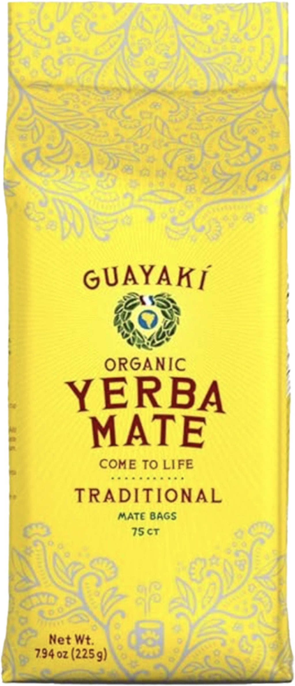 Yerba Mate Tea Organic 75 Count