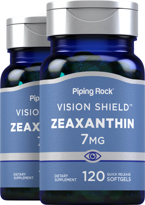 Zéaxanthine,  7 mg 120 Capsules molles à libération rapide 2 Bouteilles