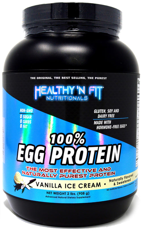 100 % protéine d'œuf (glace à la vanille),  2 kg 908 g Bouteille