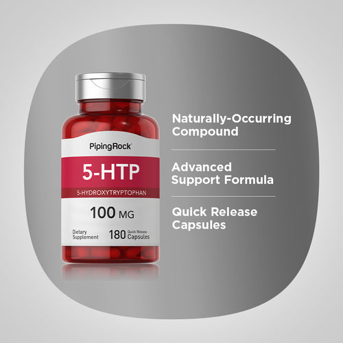 5-HTP, 100 mg, 180 Quick Release Capsules -Benefits