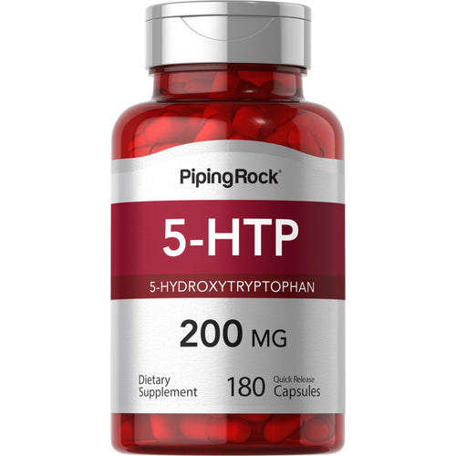 5-HTP  200 mg 180 Cápsulas de Rápida Absorção     