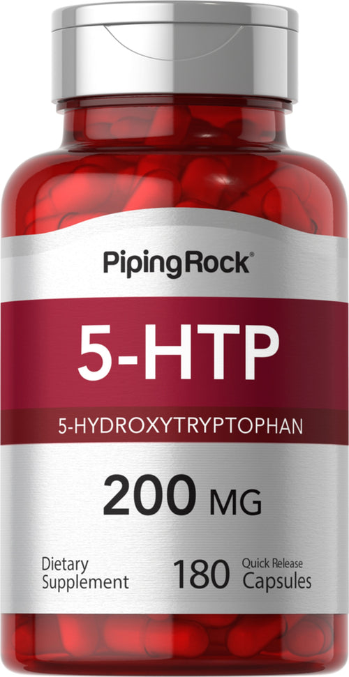 5-HTP  200 mg 180 Cápsulas de Rápida Absorção     