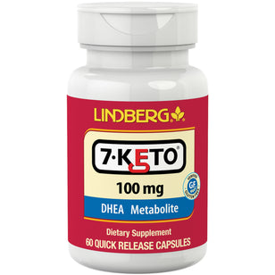 7-Keto DHEA, 100 mg, 60 Quick Release Capsules