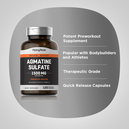 Agmatine Sulfate, 500 mg, 120 Quick Release Capsules Benefits