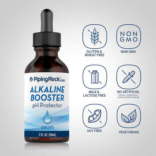 Alkaline Booster pH Protector Drops, 2 fl oz (59 mL) Dropper Bottle Dietary Attribute