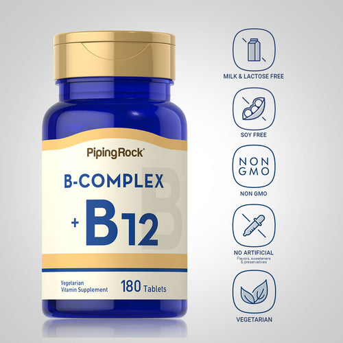 B 複合体、ビタミン B-12 配合 180 錠剤       