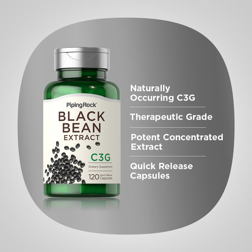 Black Bean Extract C3G, 120 Quick Release CapsulesBenefits