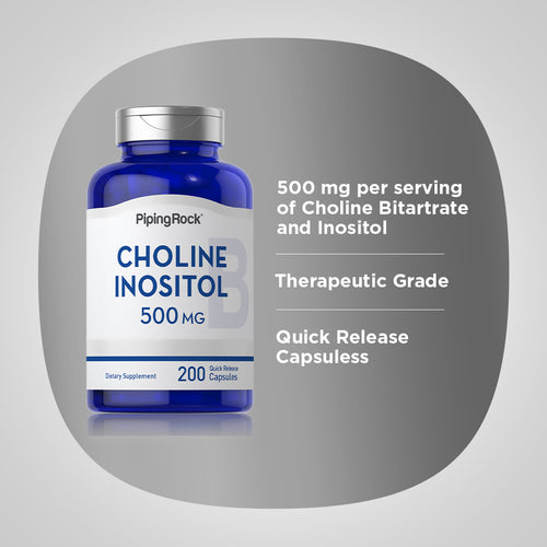 Choline Inositol, 500 mg, 200 Quick Release Capsules -Benefits