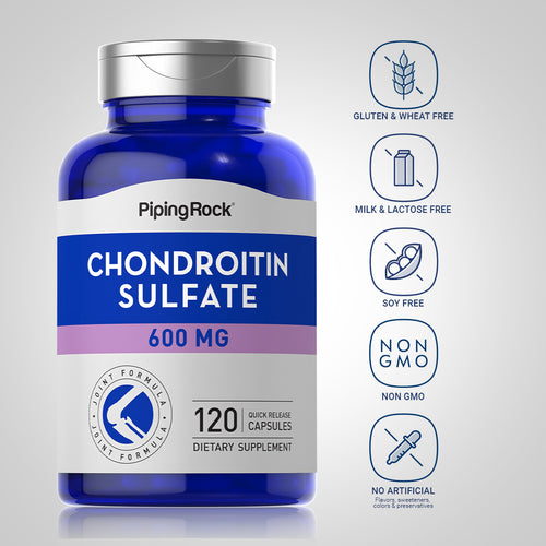 Chondroitin Sulfate, 600 mg, 120 Quick Release Capsules-Dietary Attribute