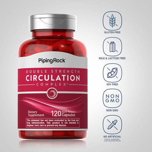 Circulation Complex (Double Strength), 120 Quick Release Capsules -Dietary Attribute