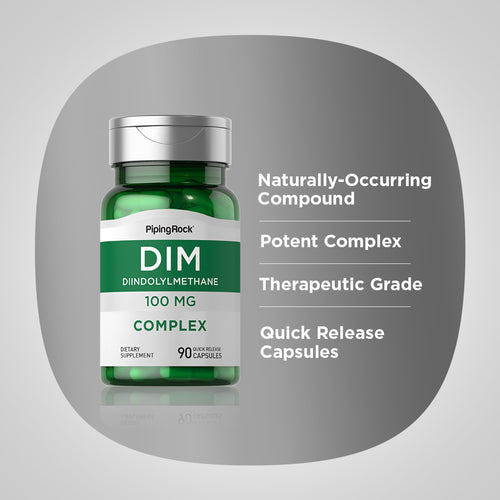 DIM Complex (diindolylmethane), 100 mg, 90 Quick Release Capsules Benefits