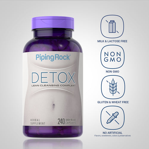 Detox Lean Cleansing Complex, 240 Quick Release Capsules-dietary Attribute