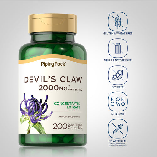 Devils Claw, 2,000 mg -Dietary Attribute
