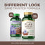 Flaxseed Oil, 1000 mg, 180 Quick Release Softgels Before After