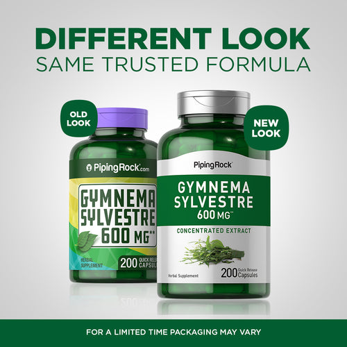 Gymnema Sylvestre, 600 mg, 200 Quick Release Capsules-Before and After
