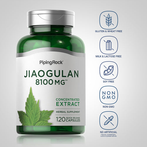 Jiaogulan, 8100 mg, 120 Quick Release Capsules Dietary Attribute