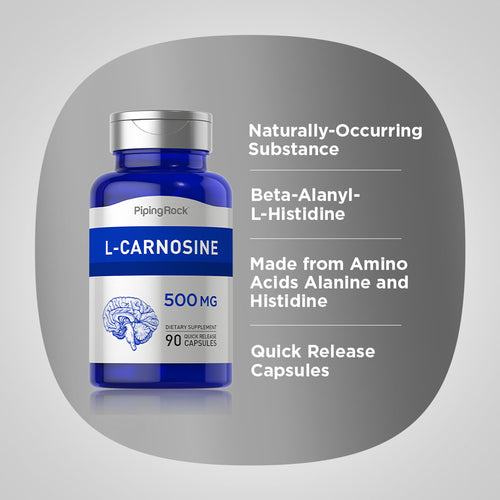 L-Carnosine, 500 mg, 90 Quick Release Capsules Benefits