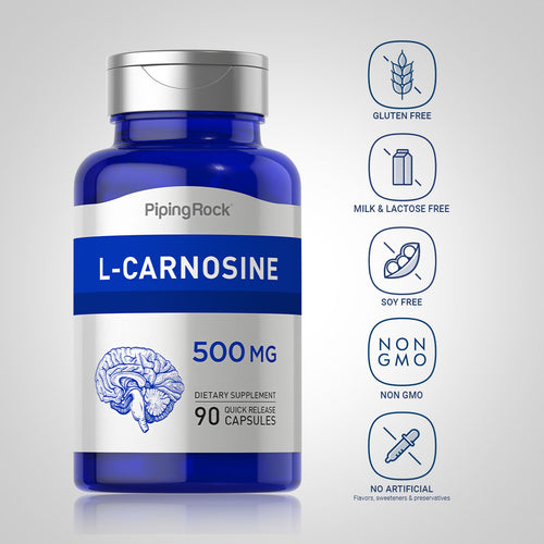 L-Carnosine, 500 mg, 90 Quick Release Capsules Dietary Attributes