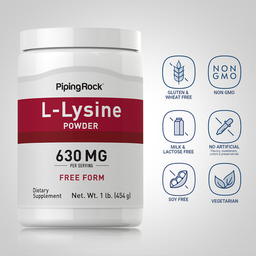 L-Lysine Powder, 1 lb (454 g) Bottle Dietary Attribute