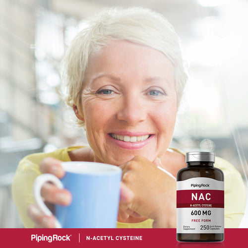 N-Acetyl Cysteine (NAC), 600 mg, 250 Quick Release Capsules-Lifestyle